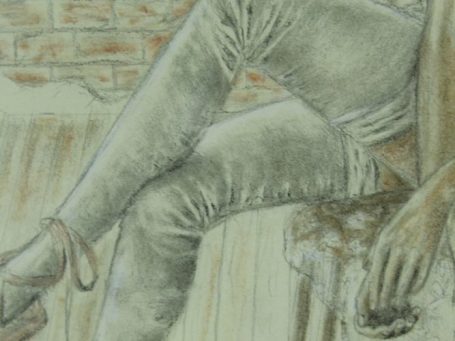 Tänzerin Tänzerin in Pastell